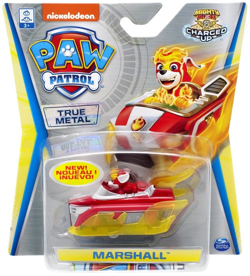 PAW PATROL METAL VEHICLE MIGHTY PUPS ASST MARSHALL