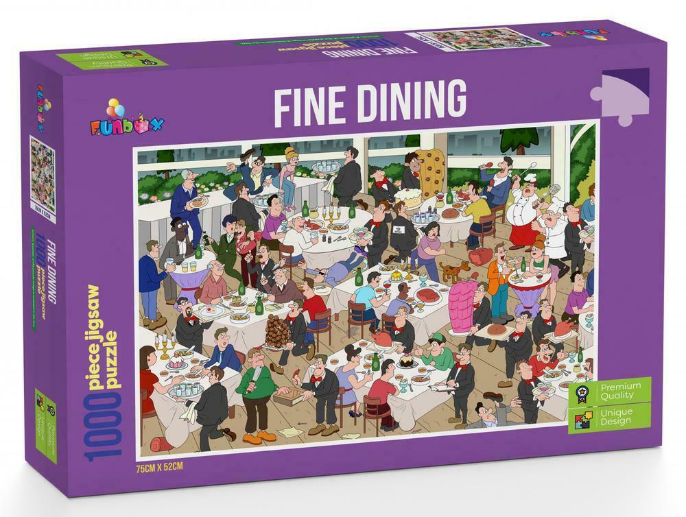 FUNBOX 1000 PIECE PUZZLE - FINE DINING